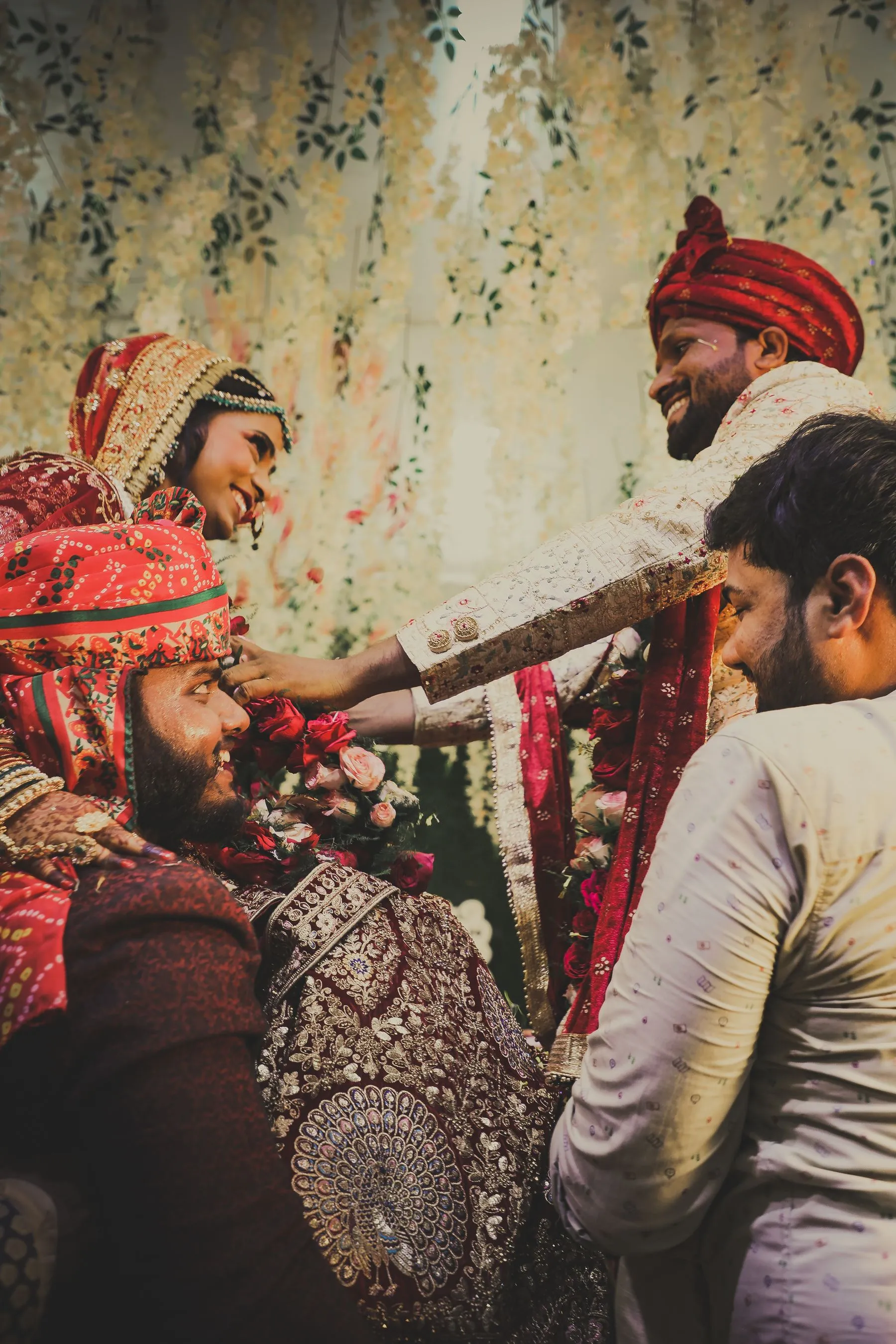 Indian wedding ceremony with layered traditions